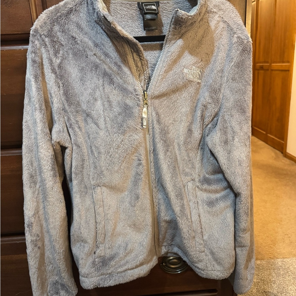 The North Face Light Gray Fleece Jacket